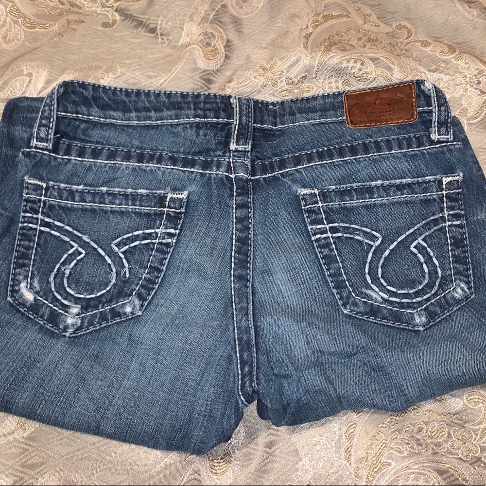 Distressed Big Star Legendary Blue Jeans